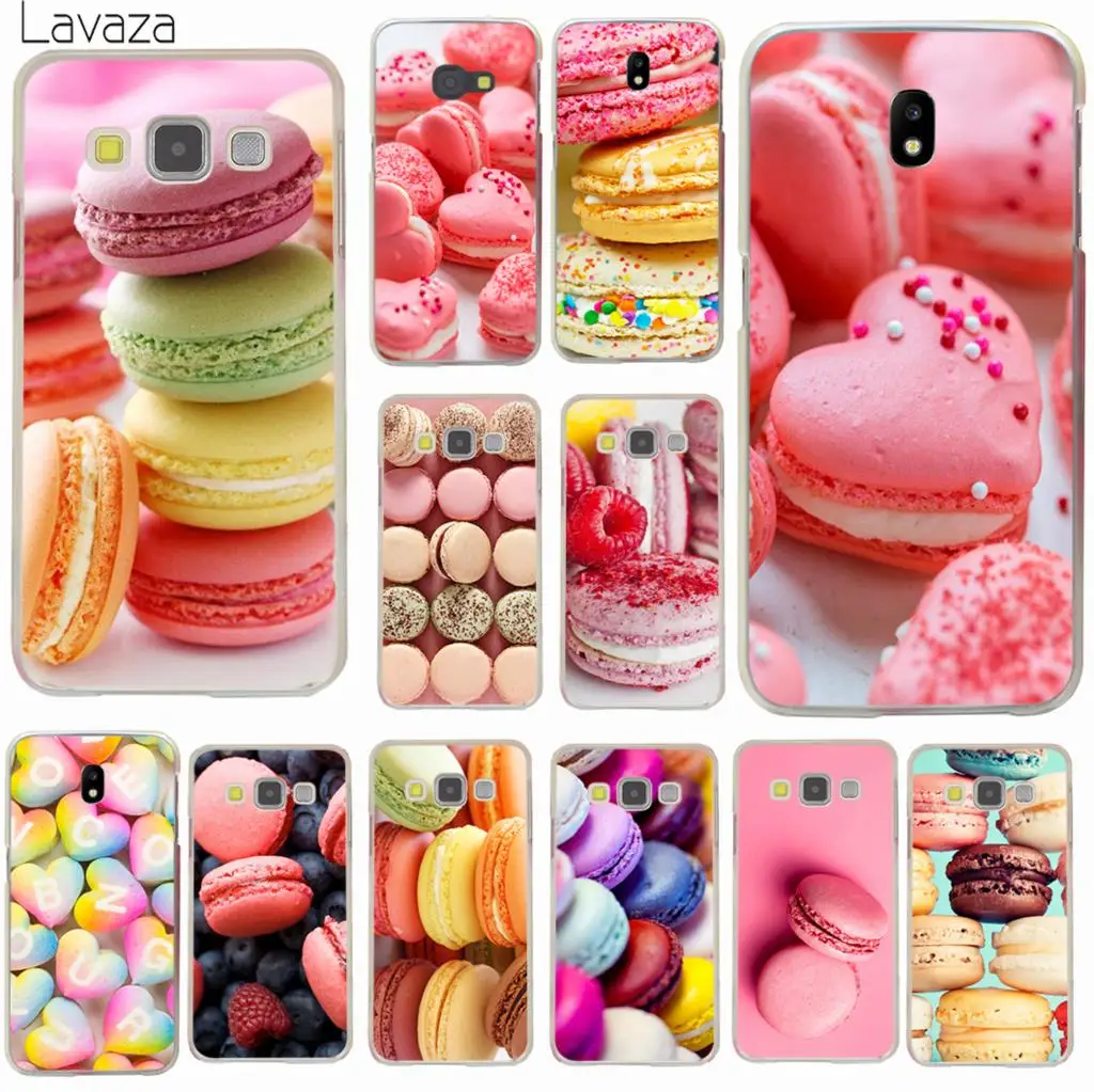 Lavaza food for Macarons Печенье чехол для телефона Samsung Galaxy J8 J7 Duo J4 J5 J6 Plus 2018 2017 2016 J2 J3 Prime 2015