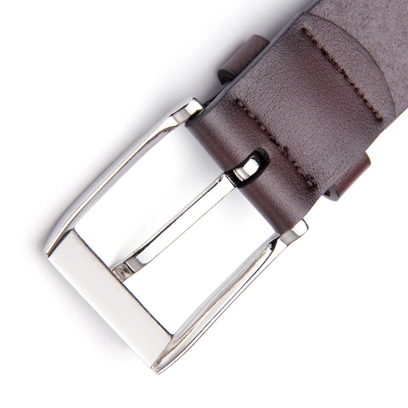 Мода 2017 г. дизайнер Булавки пряжки воловьей кожи Для мужчин Ремни роскошь для