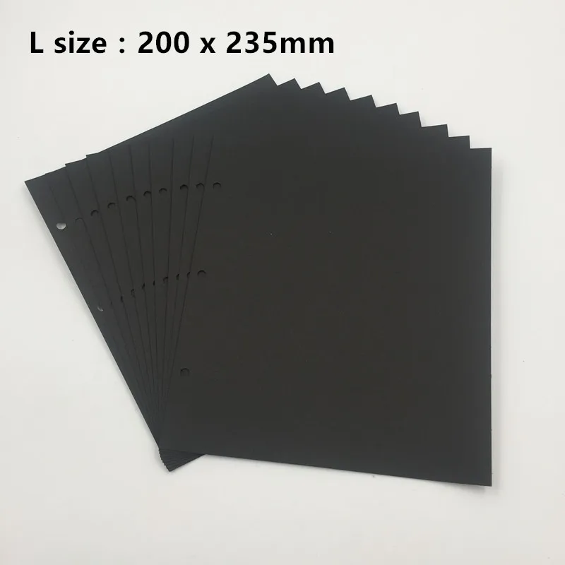 Детский фетровый фотоальбом, винтажный детский фотоальбом ручной работы, 30 черных листов, кофейного/серого цвета, домашнее украшение, подарок любимому, 5/10/12 дюйма