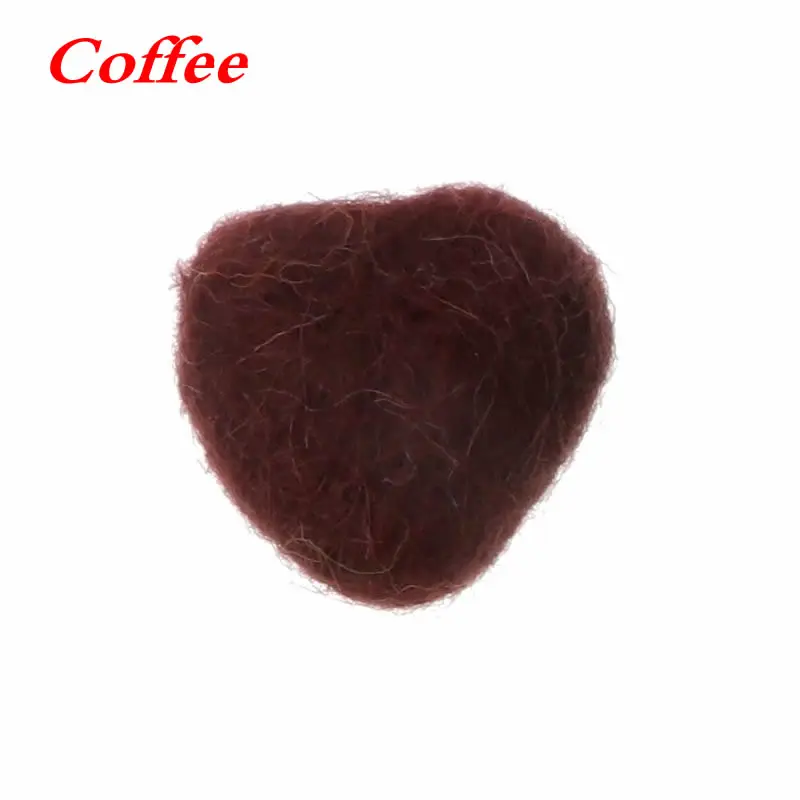 Coffee Реквизит для фотосъемки новорожденных из фетра в форме любви реквизит для фотосессии ручной работы из фетра в форме сердца для маленьких девочек - Цвет: Coffee