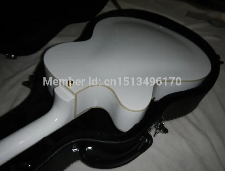 Фабрика белого Gretsch Сокол 6120 Полу полый Средства ухода за кожей корейские тюнеры