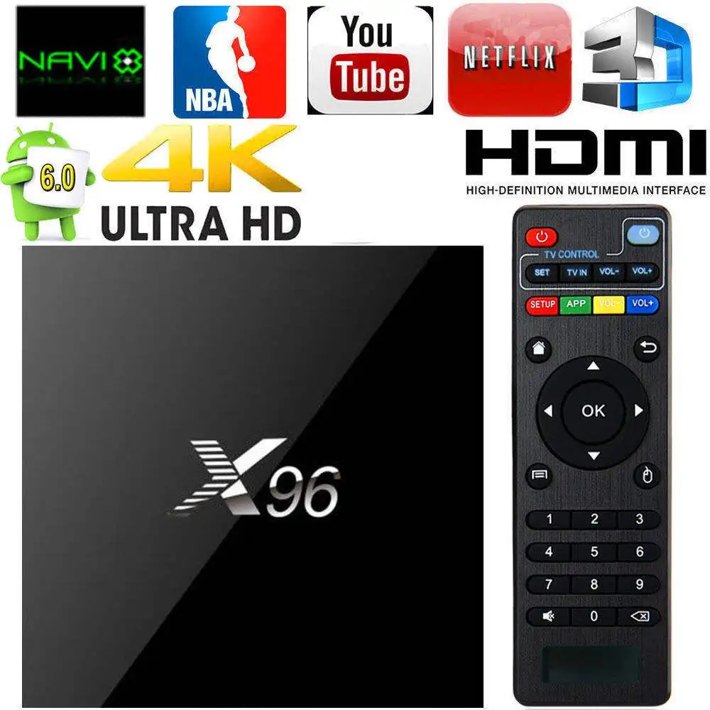 

ТВ-приставка X96W, 4K, Amlogic S905W, Android 7,1, с поддержкой Blutooth