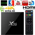 ТВ-приставка X96 S905W с четырехъядерным процессором, ОС Android 7.1.2, 1 ГБ, 8 Гб, поддержка Youtube, Netflix, музыкальные фильмы, IP TV, прямые трансляции, игры, ТВ-приставка