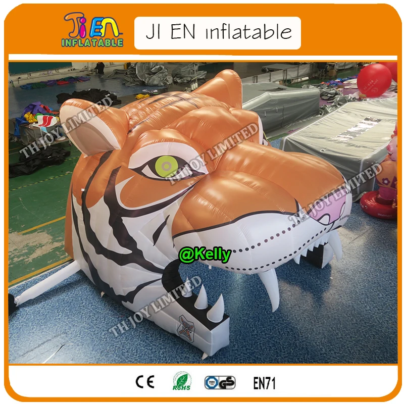 4x4 м изготовленный на заказ надувной тент Тигра для продажи шатер события дешевый