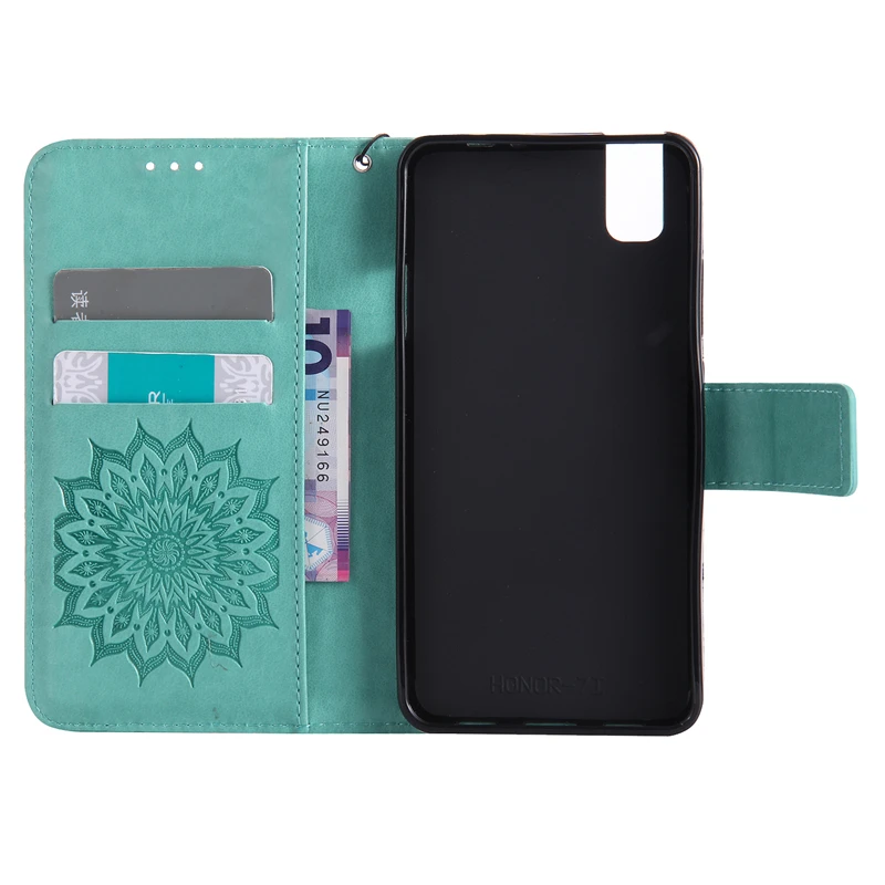 Coque Роскошные Ретро флип чехол для huawei Honor 7I искусственная кожа + силиконовый Shot X