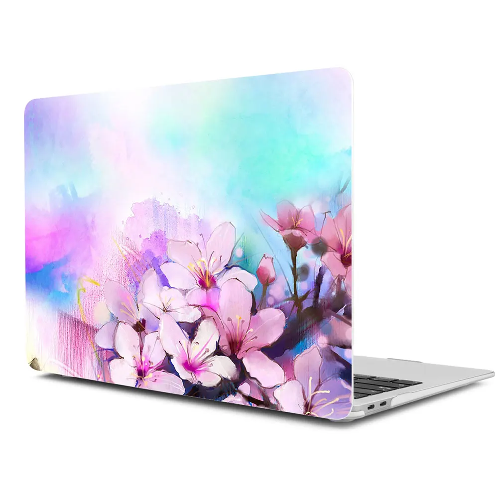 X056 Матовый прозрачный чехол для ноутбука Apple MacBook Pro retina 12 13 15 Touch Bar& Air 11 13,3 дюймов A1932 - Цвет: X056