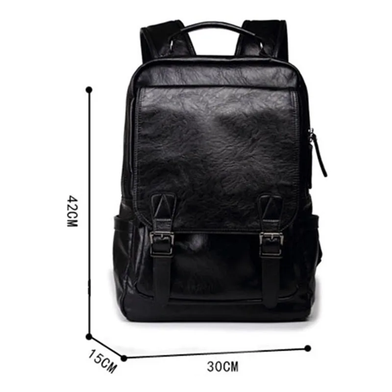 

High Quality Men 'S Backpack Leather Travel Bags With Usb Charging For Male Bolsa Shoulder Bags Multifunction and Hot Sale