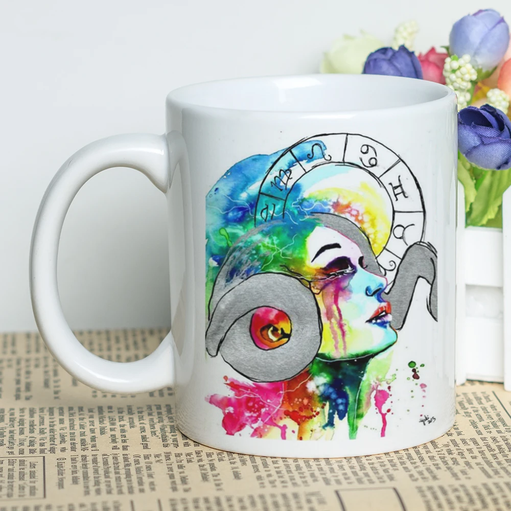 MAYREY 11oz керамическая сублимационная кружка Созвездия подарок Знаки зодиака