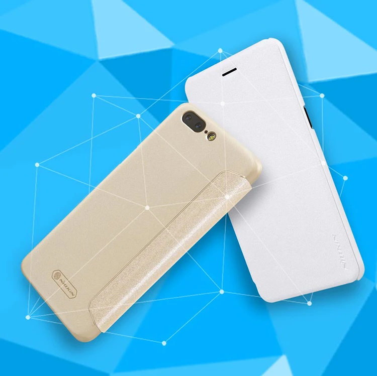 Nillkin Sparkle Series флип ультратонкий PU кожаный чехол Shell для одного Plus5 (5.5 дюйма)|shell