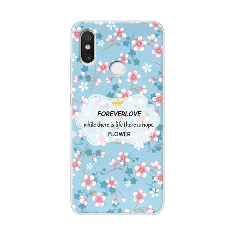 Captain America Phone Case For Xiaomi Redmi Note 5 Pro Ample Cute Flowers Soft Silicone Cover Cases Coque |