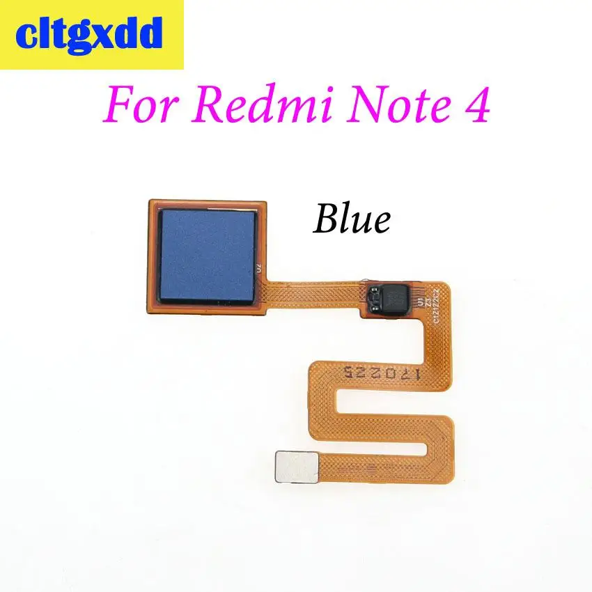Cltgxdd для Xiaomi Redmi Note 4X Note4 сканер отпечатков пальцев гибкий кабель сенсорный датчик