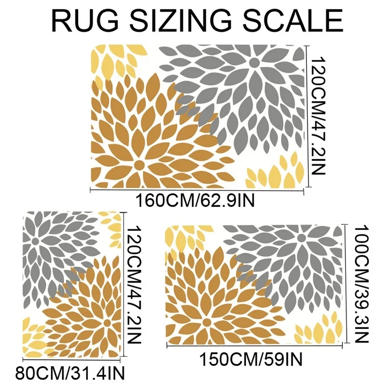 Nordic Geometric Printed Carpet Anti-Slip Absorbent Coral Velvet Floor Rug Doormat Soft Baby Playing Carpets for Living Room