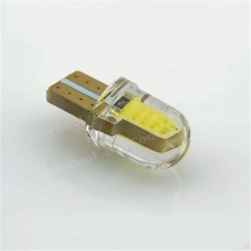 100 шт. Автомобиля cob T10 194 921 W5W 12 В Пластины фонарь Задний Фонарь Led Поворотники