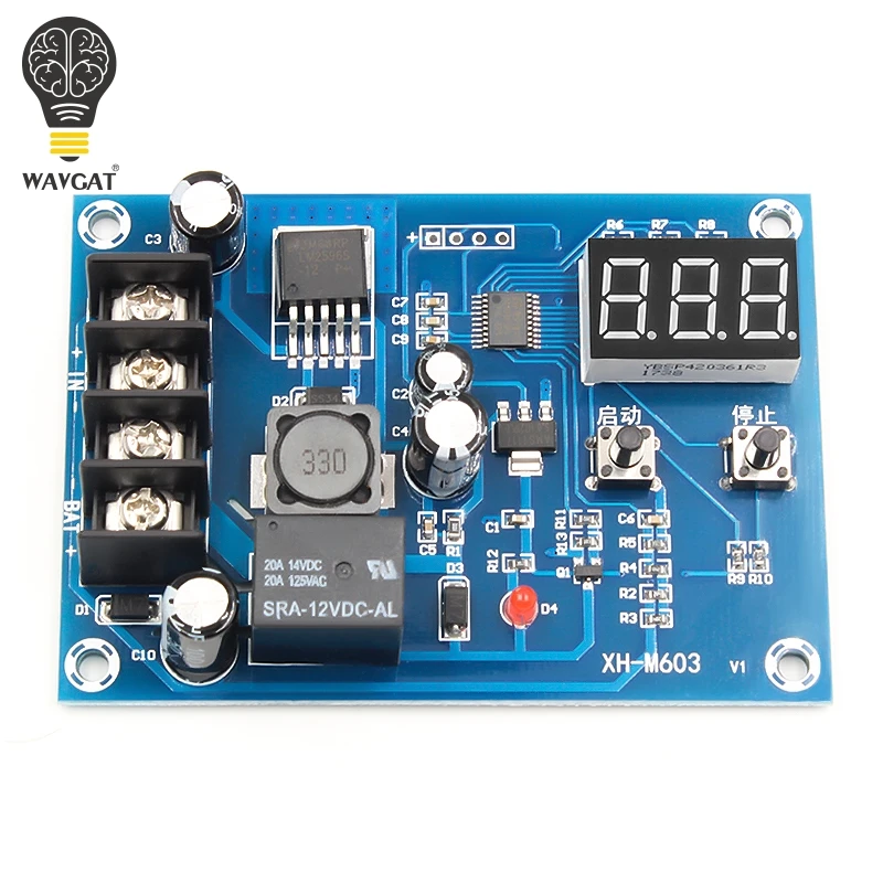 Модуль управления зарядкой WAVGAT цифровой светодиодный дисплей литиевая батарея