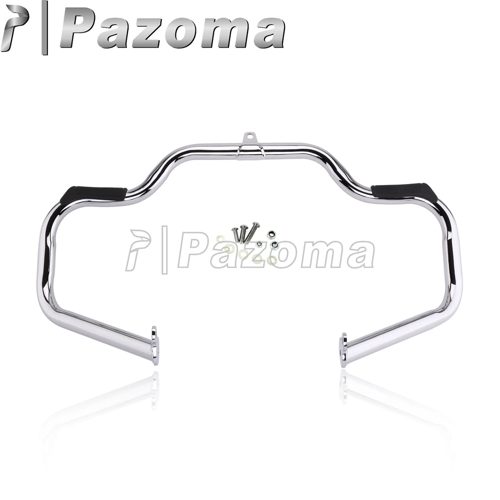 Хромированная защитная полоса двигателя мотоцикла для Harley Touring CVO Road King Street Electra
