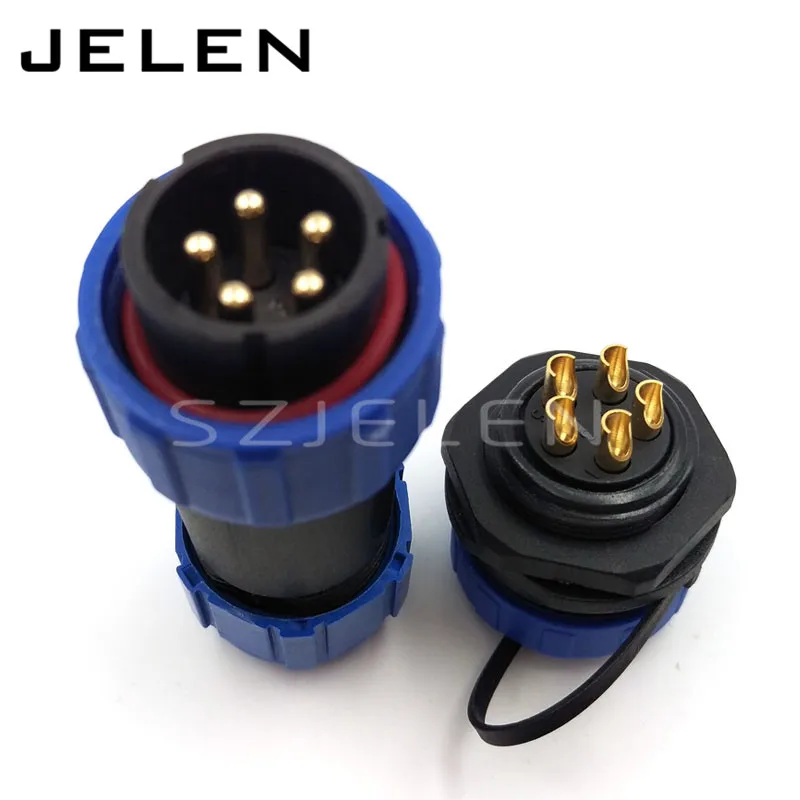 SP21 водонепроницаемый разъем 5 контактный штекер и гнездо кабель Электрический