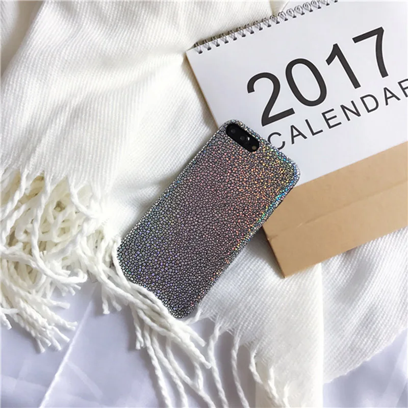 Русалка корковых линии для iPhone 7 кожаный чехол 6splus Мягкая обложка Bling Apple Plus
