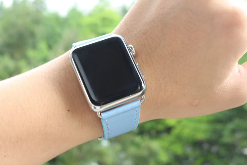 URVOI band для apple watch series 1 2 3 мягкий ремешок из искусственной кожи iWatch удобные