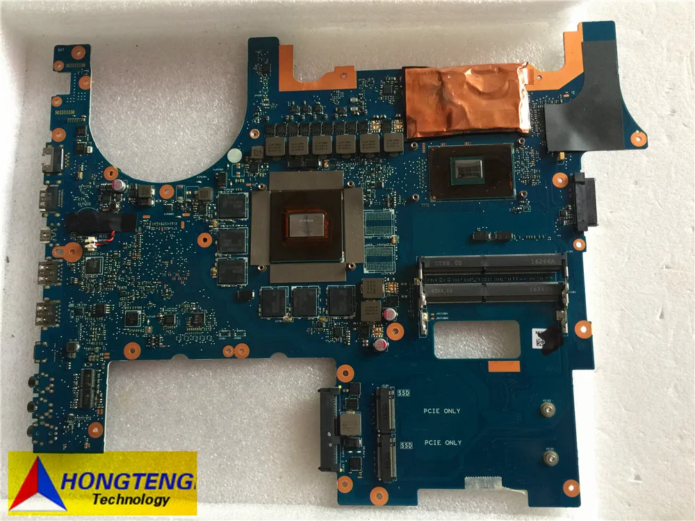 Оригинальная материнская плата для ASUS ROG G752V G752 G752VS с реальной яркостью GTX1060M |