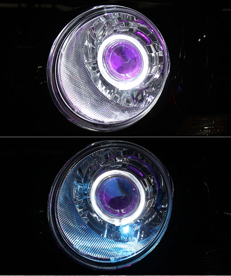 3 дюйма H4 Легкая установка Koito Q5 Bi xenon hid объектив проектора DRL ангельские глазки