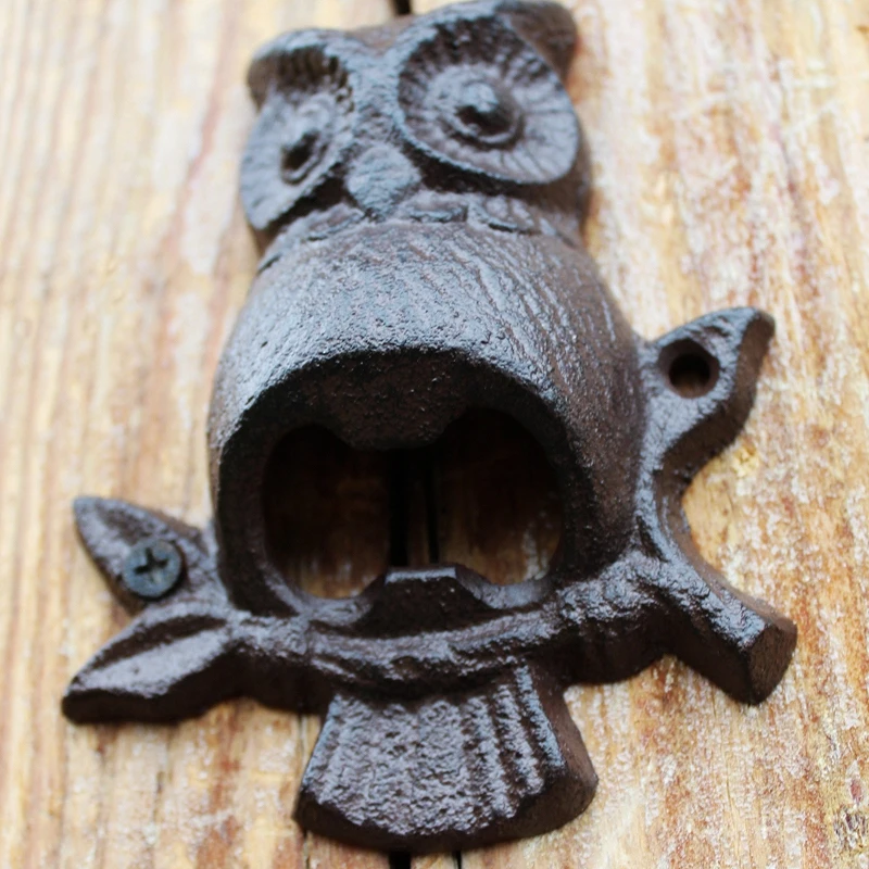 Металлическая чугунная открывалка для бутылок с головой льва в европейском