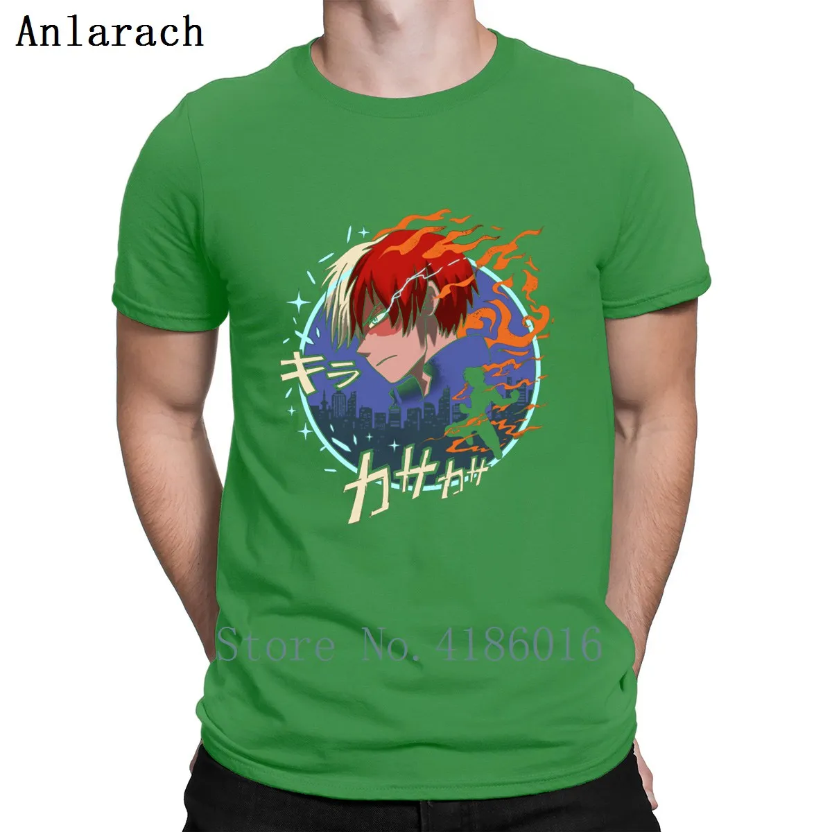 Mha Todoroki T Shirt Latest High Quality Top Summer Custom Tshirt Websites O Neck Letters Character | Мужская одежда