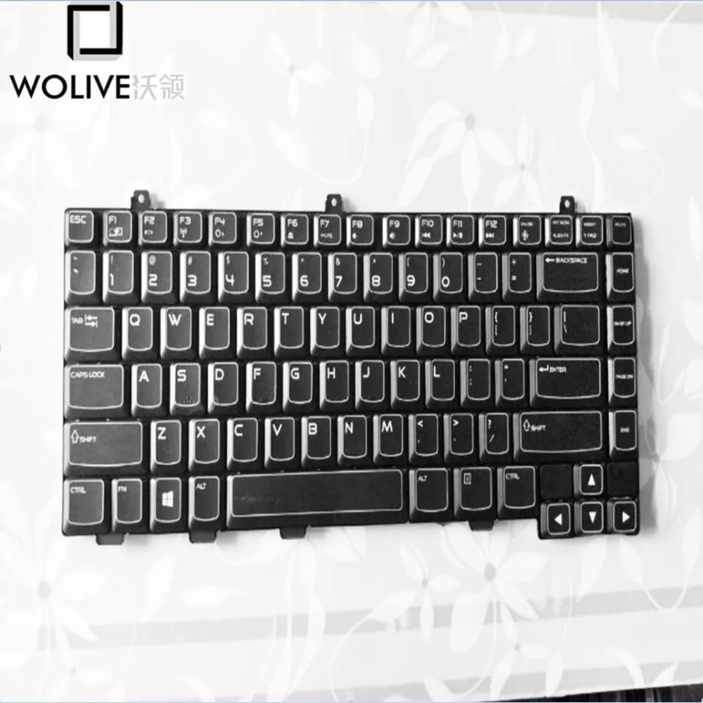 Клавиатура для ноутбука DELL Alienware M14X R1 R2 R3 R4 NSK-AKU0R PK130G81A04 черный с задней подсветкой