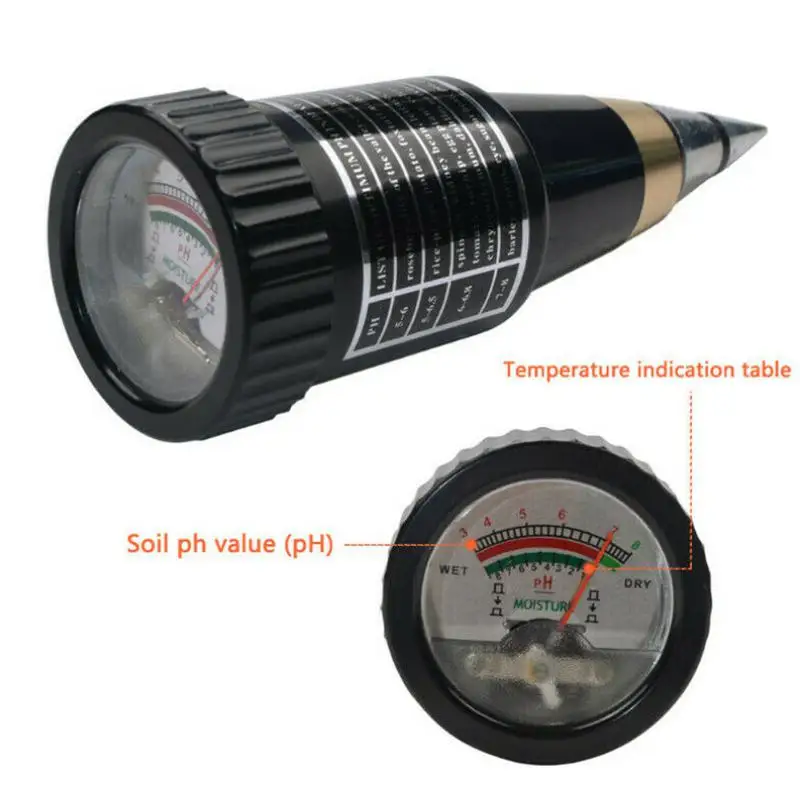 PH Tester Soil Moisture Humidity Meter Detector Garden Plant Flower Testing Tool | Дом и сад