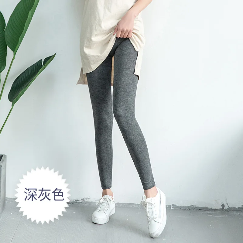 Dark Gray M-3XL Лето Новинка весна осень яркие цвета Модные модальные сексуальные тонкие леггинсы женские леггинсы эластичные большие размеры - Цвет: Dark Gray