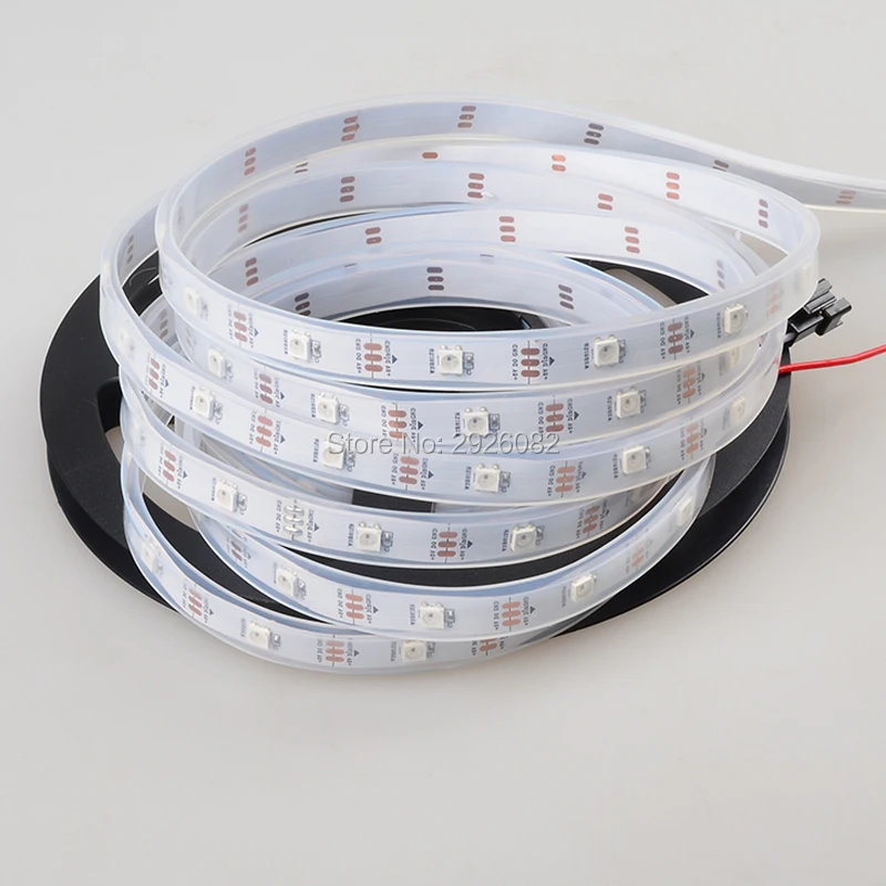 1 м/5 м 30 светодиодный s/m SK6812 полосы светильник Цифровой пикселей RGB 5050 SMD гибкие
