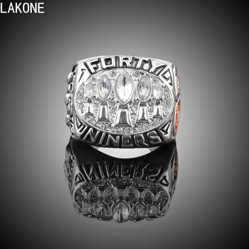 LAKONE Champions ring 1994 San Francisco 49ers Super Bowl XXIX world Championship sports fans men gift | Украшения и аксессуары