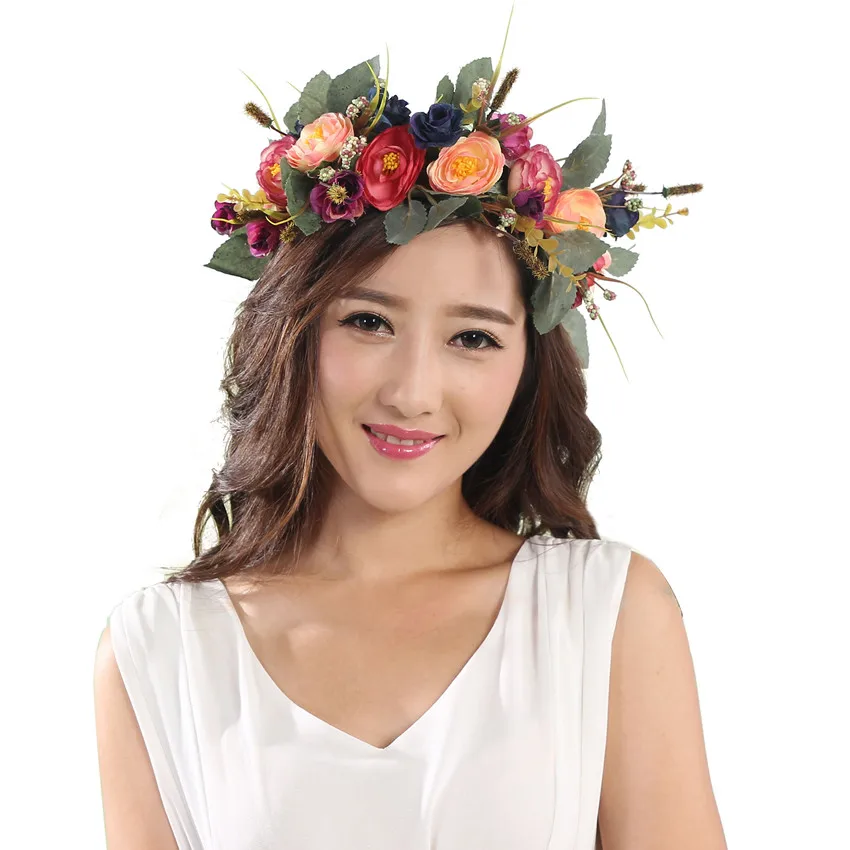 Женский цветочный венок весенний аксессуар для волос 2019|accessories accessories|accessories hair
