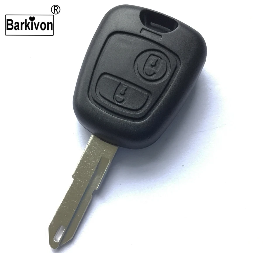 Сменный Чехол для автомобильного ключа с двумя кнопками Peugeot 106 107 206 207 307 406|key shell