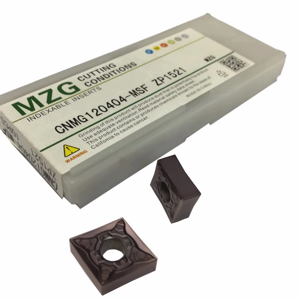 MZG CNMG120404 MSF ZP1521 расточные Токарные режущие инструменты с ЧПУ вставки из карбида вольфрама для обработки инструментов из нержавеющей стали