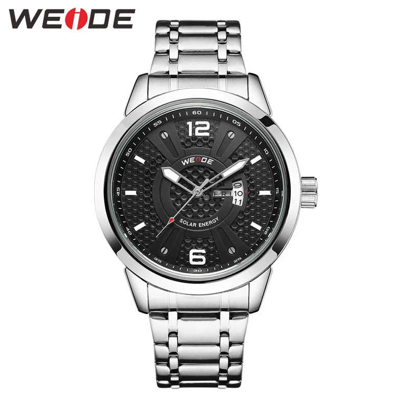 WEIDE для мужчин часы солнечной энергии Move t Функции спортивные Полный Нержавеющая