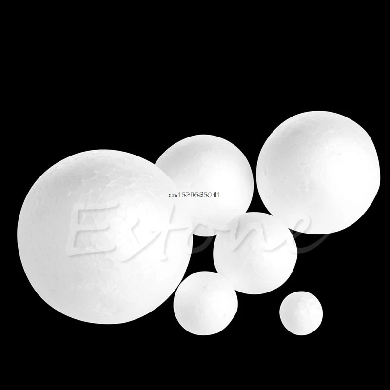 

1 pc 60mm/80mm Modelling Polystyrene Styrofoam Foam Ball #1 for Merry chrismas