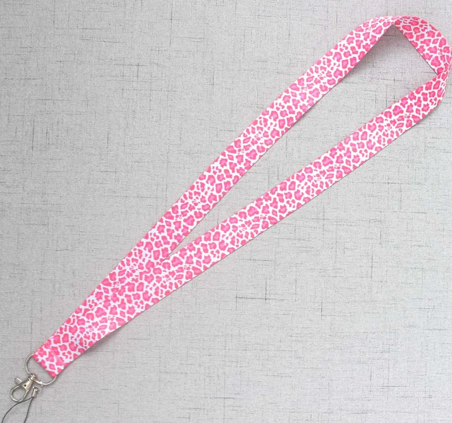 Сексуальный леопардовый принт новейшая мода брелок для ключей шейный ремешок