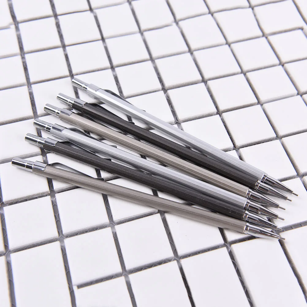 

Hot 0.5/ 0.7mm Mechanical Pencil Pencil Metal Rod Automatic Pen Pencil Lead Refill School Stationery