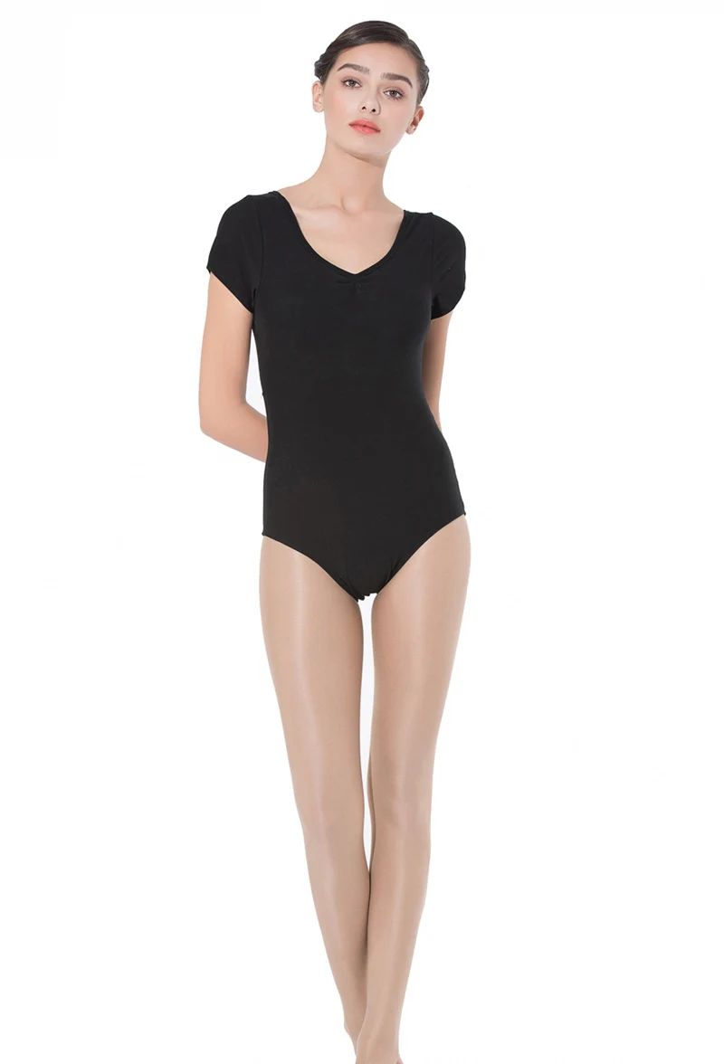 Балетное трико для женщин 2019 новый стиль хлопок короткий рукав кружево балет