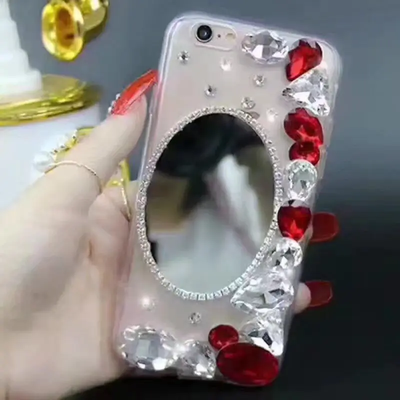 Для Samsung s8 XINGDUO роскошный блестящий зеркальный защитный чехол со стразами для Galaxy