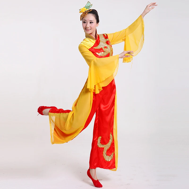 Платье для выступления на сцене старинный костюм китайских танцев женщин певица