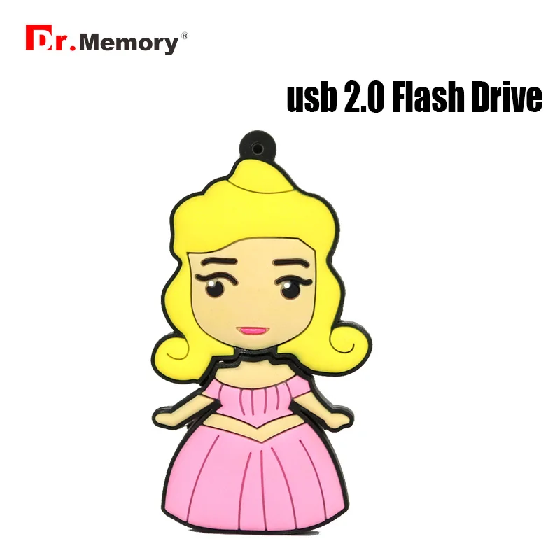 С принтом в виде трех принцесс Usb флеш накопитель 64Гб флэш 4 ГБ 8 оперативной