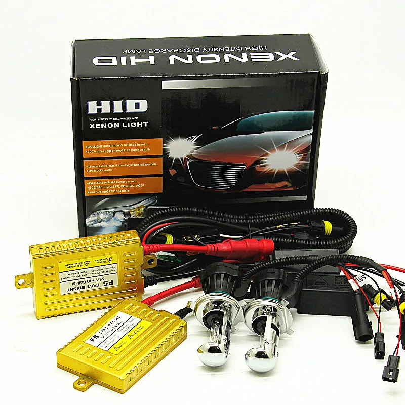1 комплект би ксенон hid AC 12V 55W H4 Hi/lo луч 4300k 6000k 8000k комплект фар