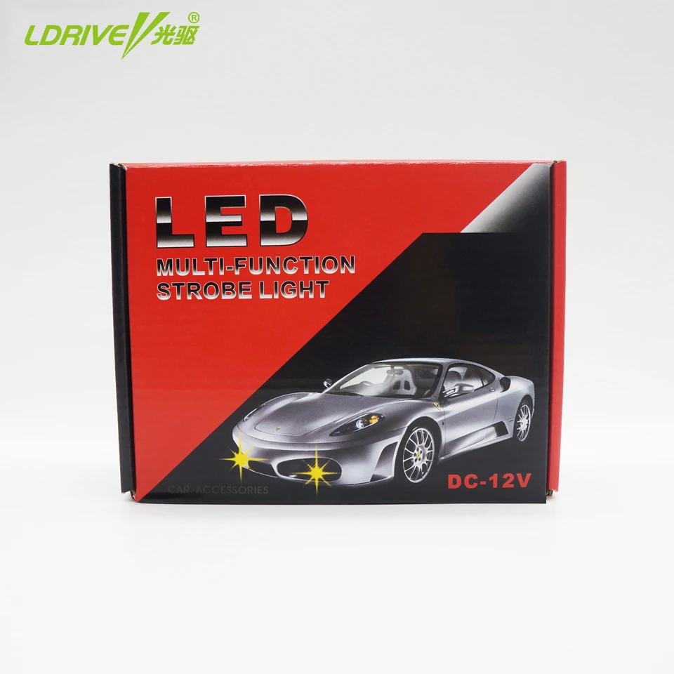 4 шт./лот 12 в 10 Вт Автомобильные грузовики LED стробоскопическая вспышка