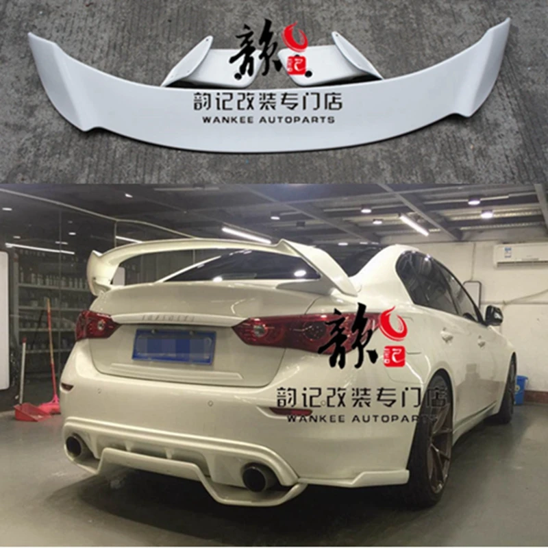 Для Infiniti Q50 Q50L спойлер FRP Материал заднего крыла первоклассника Цвет задний спойлер IMP 537S Стиль UP