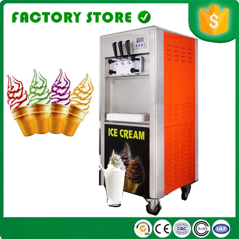 Коммерческое мягкое мороженое машина для продажи порошок смешивания торговый