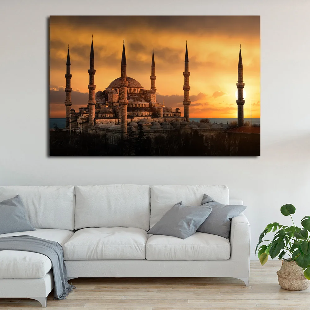 Декоративные картины религиозный Султан мечеть Ахмеда искусство на стену плакат