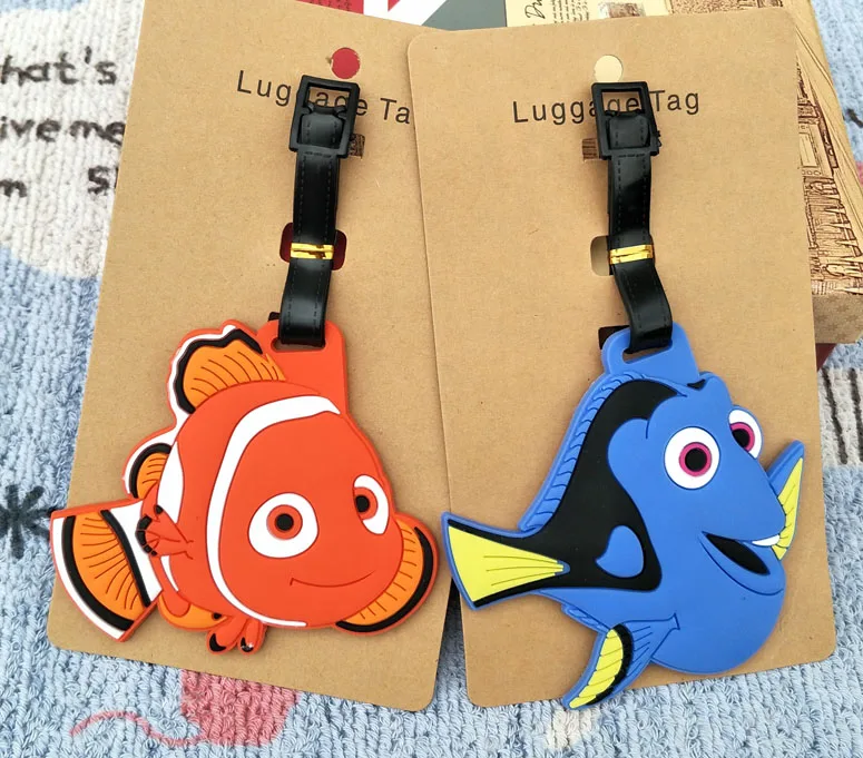 IVYYE Finding Nemo Anime Travel Accessories Luggage Tag Suitcase ID Address Portable Tags Holder Baggage Label New