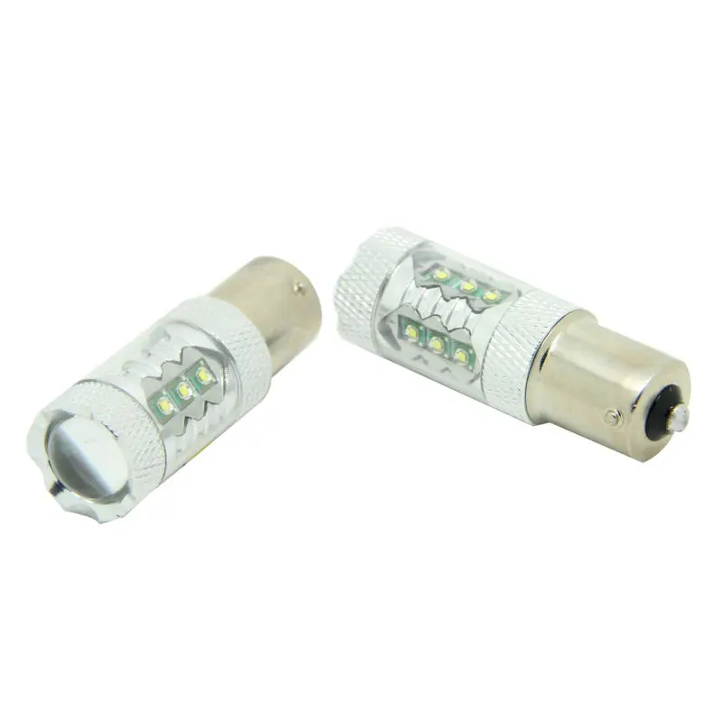 2 шт. 1156 1141 P21W BA15S 7506 80 Вт с XPEchips высокомощный Автомобильный светодиодный сигнал