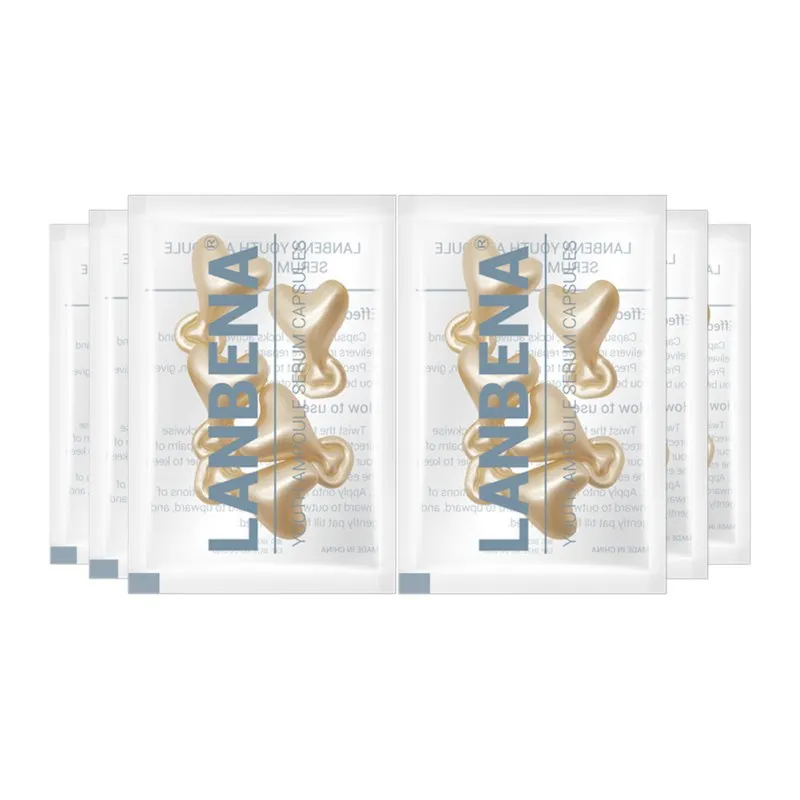 24K золотой пептид против морщин ампулы для лица капсула крем дневной Сыворотка